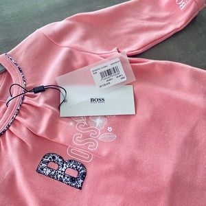BOSS pack and play suit NWT pink